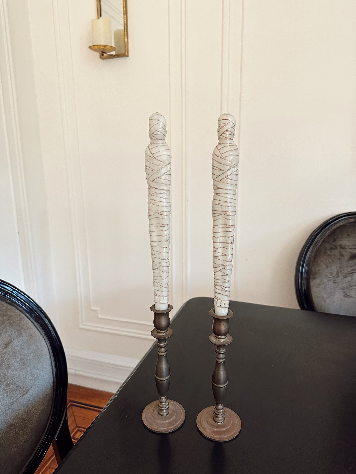 Vintage Mummy Taper Candles