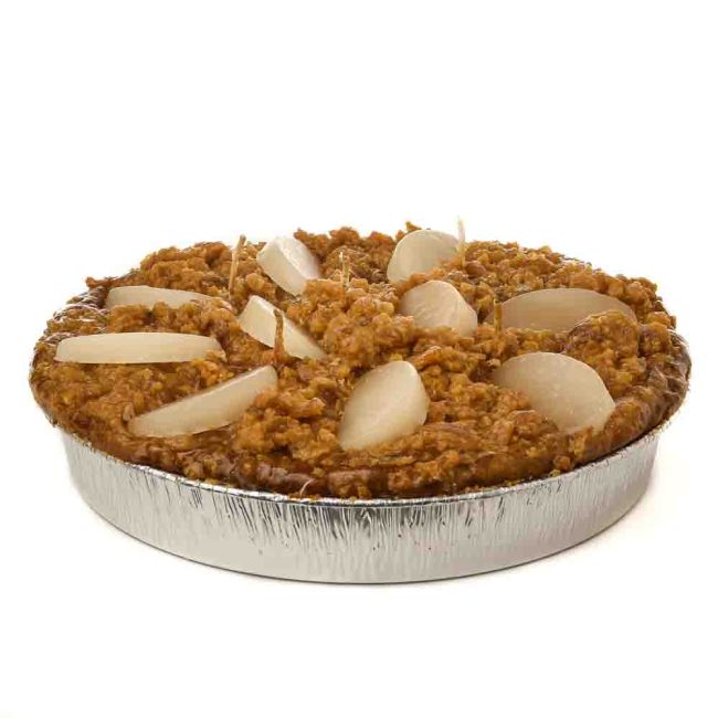 Large Holiday Apple Pie Candle