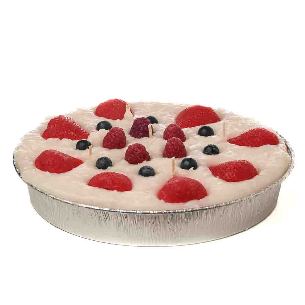 Large Holiday Berry Pie Candle