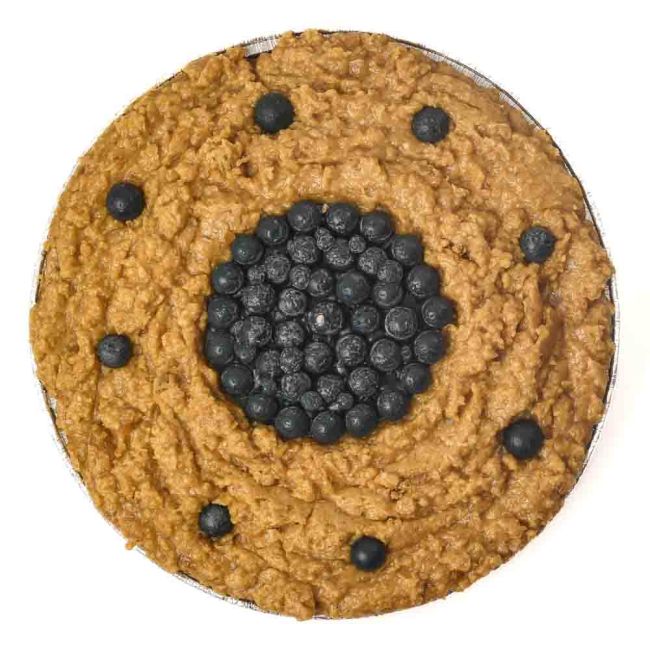 Large Holiday Blueberry Pie Candle