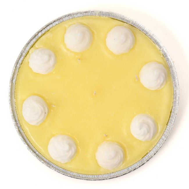 Large Holiday Lemon Pie Candle