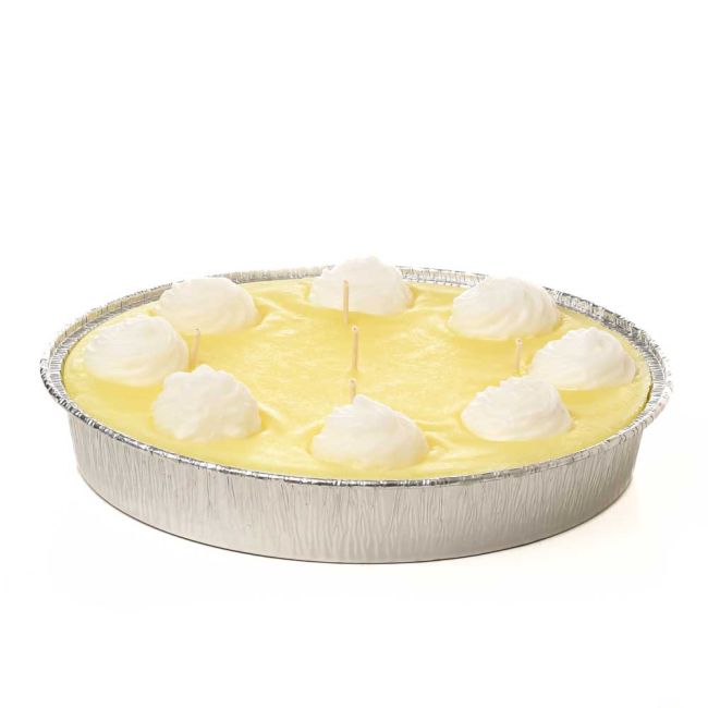 Large Holiday Lemon Pie Candle