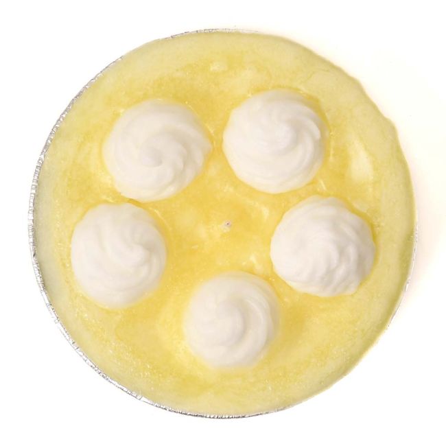 Small Holiday Lemon Pie Candle