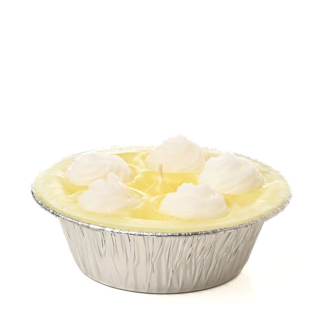 Small Holiday Lemon Pie Candle