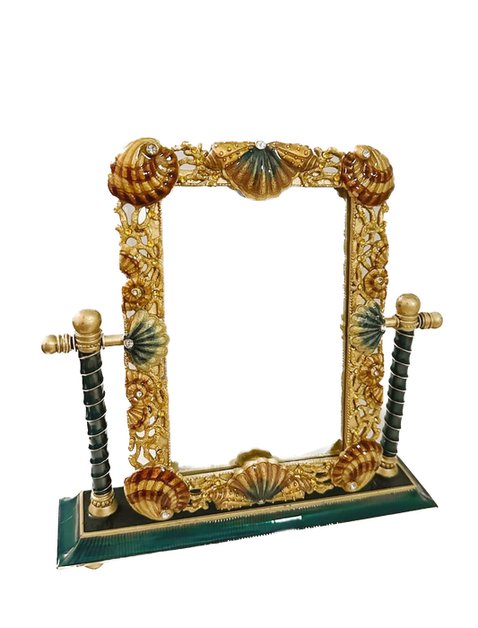 Vintage Seashell Vanity Mirror