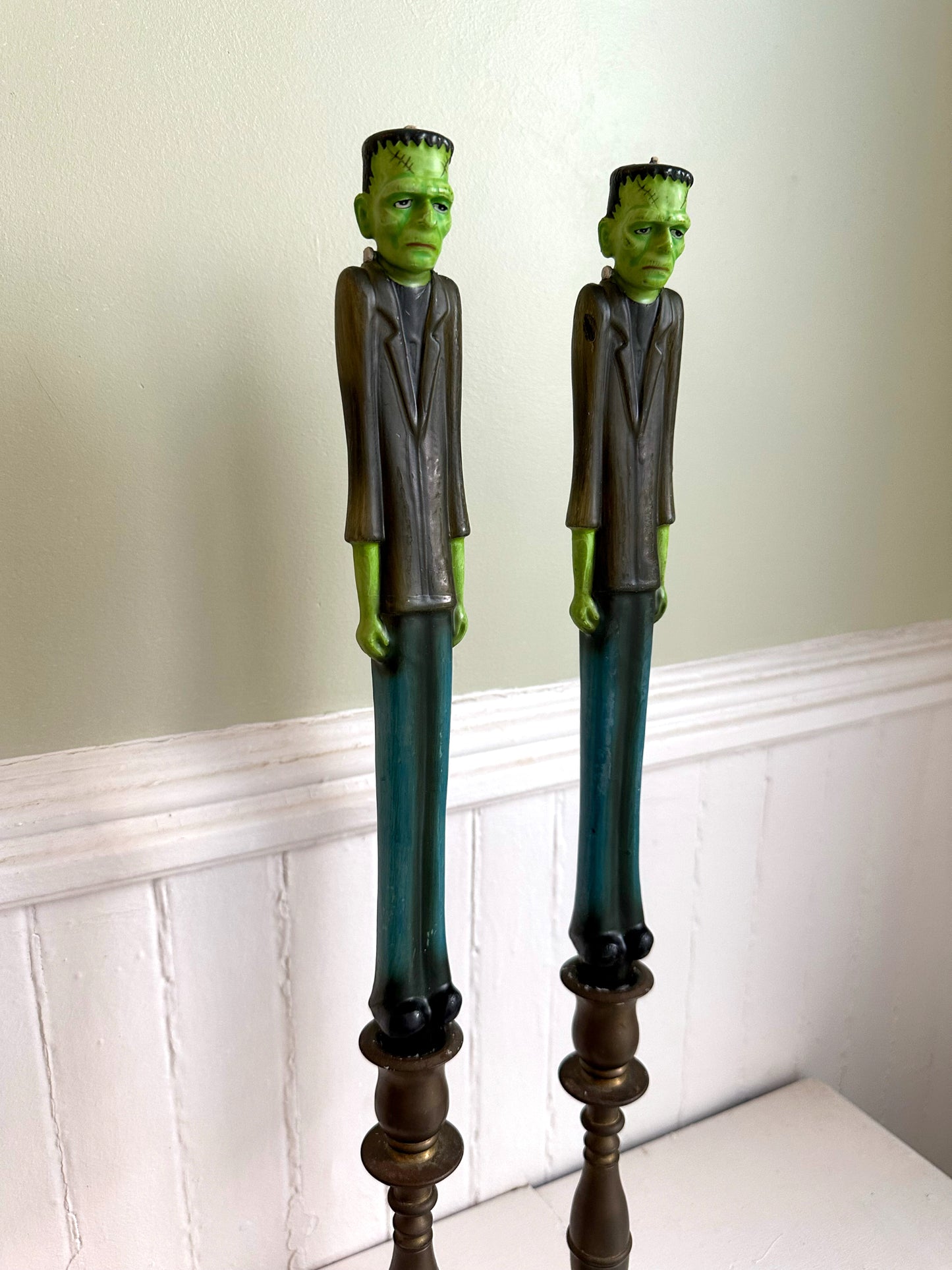 Vintage Frankenstein Taper Candles